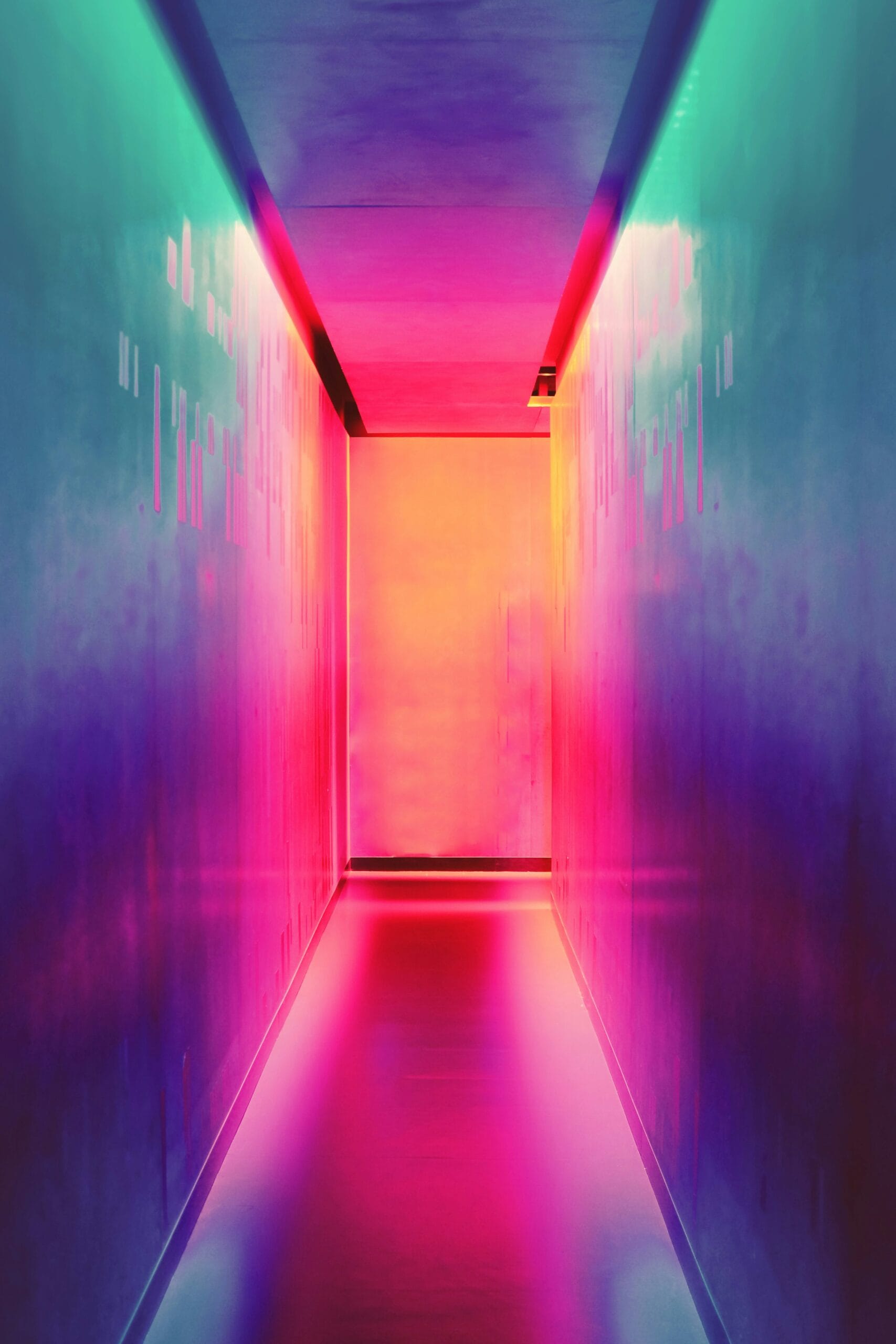 multicolored hallway | Eddy Andrews Marketing multicolored hallway